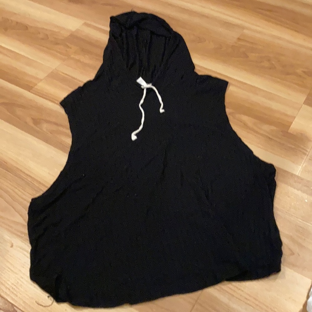 Black tank top